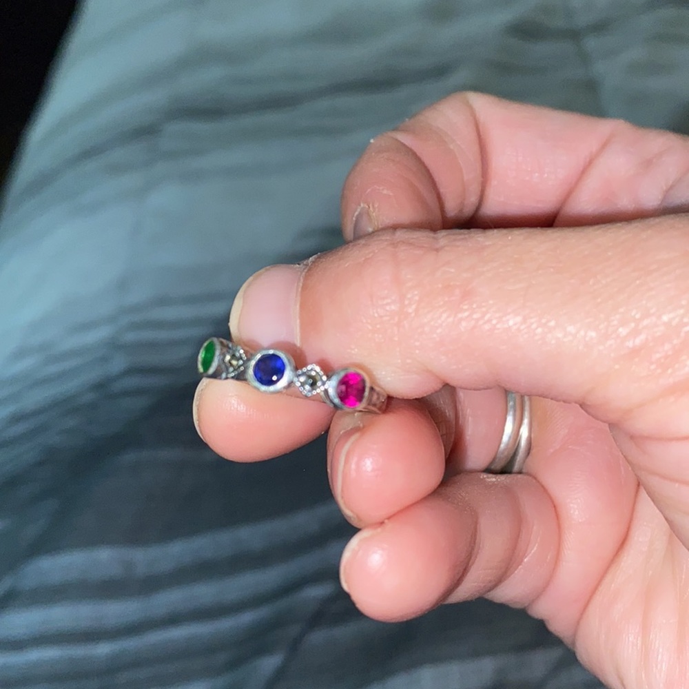 Birth Stone Ring - Picture 2 of 4
